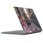 Surface Laptop ラップトップ 専用スキンシール Microsoft サーフェス サーフィス ノートブック ノートパソコン カバー ケース フィルム ステッカー アクセサリー 保護 012366 ペイント　風景　町