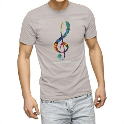Rakuten - 選べる25カラー tシャツ メンズ 半袖 ホワイト グレー デザイン S M L XL 2XL 3XL Tシャツ ティーシャツ T shirt 003369 音楽　音符　カラフル