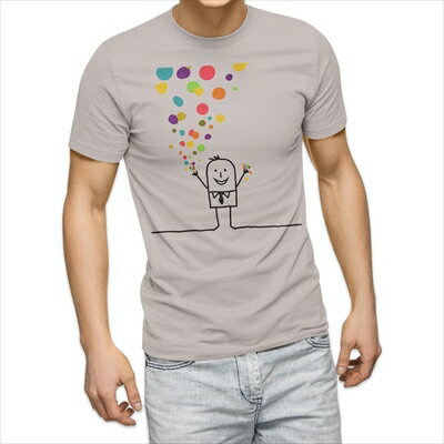 樂天商城 - 選べる25カラー tシャツ メンズ 半袖 ホワイト グレー デザイン S M L XL 2XL 3XL Tシャツ ティーシャツ T shirt 009237 キャラクター　カラフル