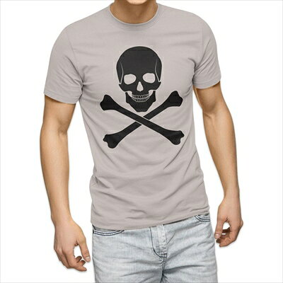 Scull - 選べる25カラー tシャツ メンズ 半袖 ホワイト グレー デザイン S M L XL 2XL 3XL Tシャツ ティーシャツ T shirt 011644 ドクロ　骸骨　黒