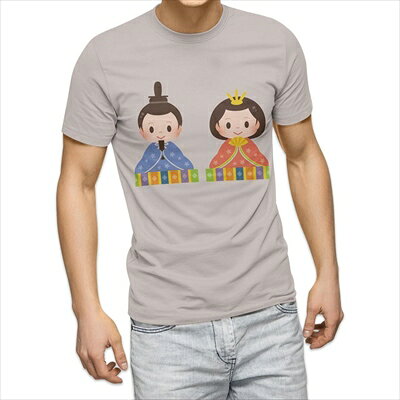 選べる25カラー tシャツ メンズ 半袖 ホワイト グレー デザイン S M L XL 2XL 3XL Tシャツ ティーシャツ T shirt 012845 ひな祭り 和 節句