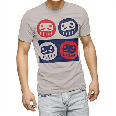 樂天商城 - 選べる25カラー tシャツ メンズ 半袖 ホワイト グレー デザイン S M L XL 2XL 3XL Tシャツ ティーシャツ T shirt 013214 だるま　商売?盛