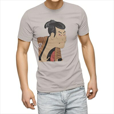 樂天商城 - 選べる25カラー tシャツ メンズ 半袖 ホワイト グレー デザイン S M L XL 2XL 3XL Tシャツ ティーシャツ T shirt 013304 和　浮世絵　絵