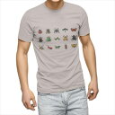 選べる25カラー tシャツ メンズ 半袖 ホワイト グレー デザイン S M L XL 2XL 3XL Tシャツ ティーシャツ T shirt 013485 虫 昆虫 テントウムシ