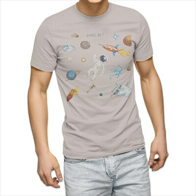 SUKA - 選べる25カラー tシャツ メンズ 半袖 ホワイト グレー デザイン S M L XL 2XL 3XL Tシャツ ティーシャツ T shirt 013608 宇宙　UFO　スペース