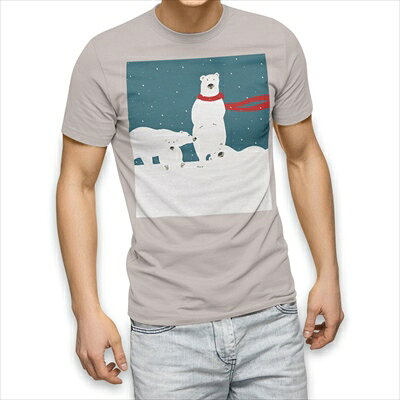 樂天商城 - 選べる25カラー tシャツ メンズ 半袖 ホワイト グレー デザイン S M L XL 2XL 3XL Tシャツ ティーシャツ T shirt 014628 クマ　動物　アニマル