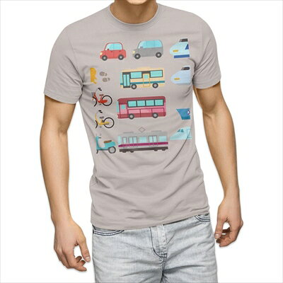 選べる25カラー tシャツ メンズ 半袖 ホワイト グレー デザイン S M L XL 2XL 3XL Tシャツ ティーシャツ T shirt 014913 乗り物　車　新幹線