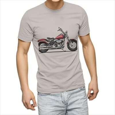 樂天商城 - 選べる25カラー tシャツ メンズ 半袖 ホワイト グレー デザイン S M L XL 2XL 3XL Tシャツ ティーシャツ T shirt 014916 バイク　クール　赤