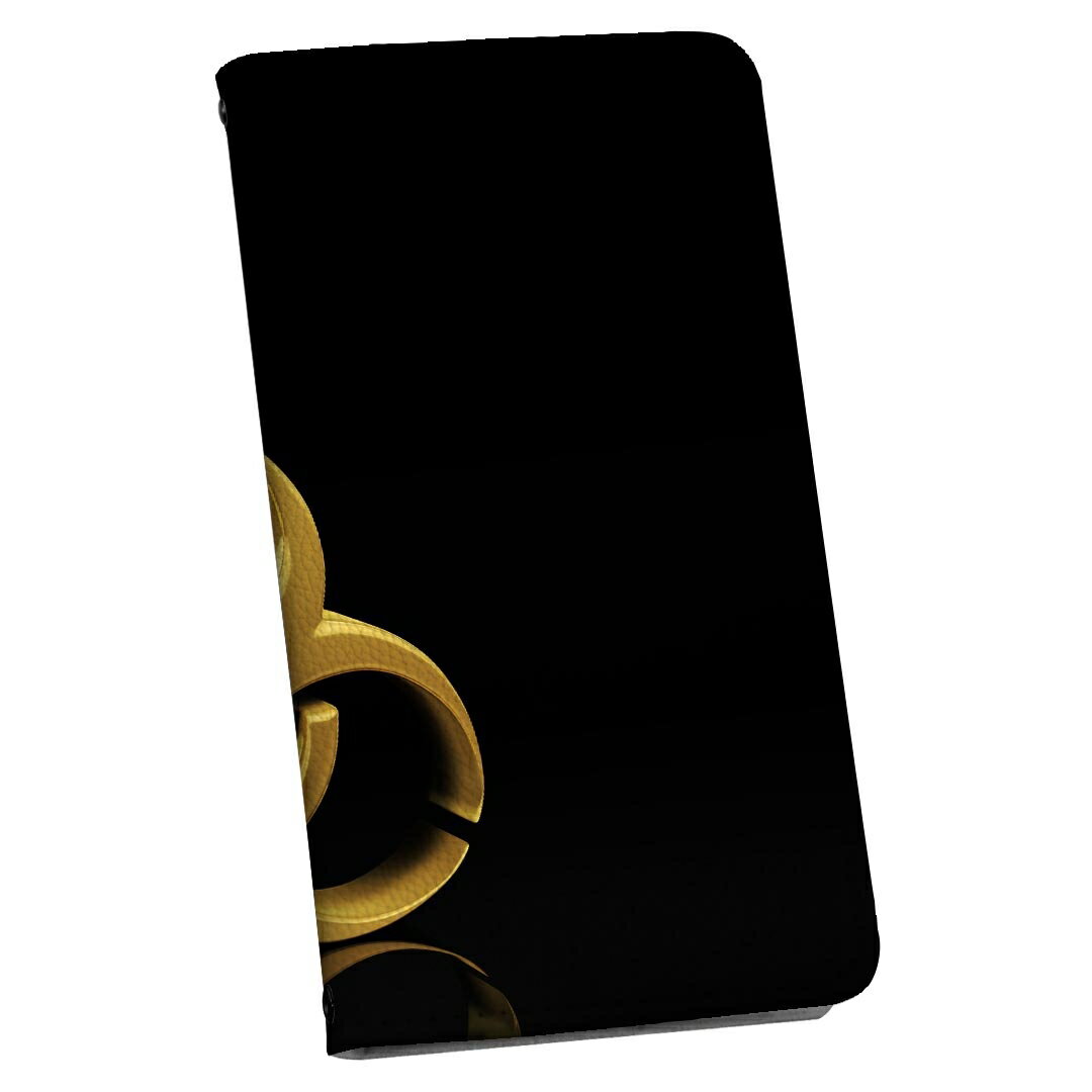 樂天商城 - 手帳型 スマホケース 最新機種対応 スマホカバー マグネット式 フリップ ほぼ全機種対応 iPhone Xperia Pixel AQUOS Galaxy ケース カバー 手帳タイプ 革 igstore 008916 黒　ブラック　マーク