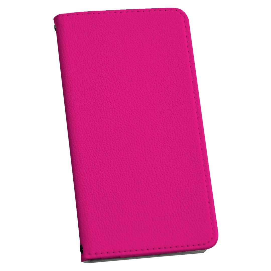 樂天商城 - 手帳型 スマホケース 最新機種対応 スマホカバー マグネット式 フリップ ほぼ全機種対応 iPhone Xperia Pixel AQUOS Galaxy ケース カバー 手帳タイプ 革 igstore 009019 シンプル　無地　ピンク