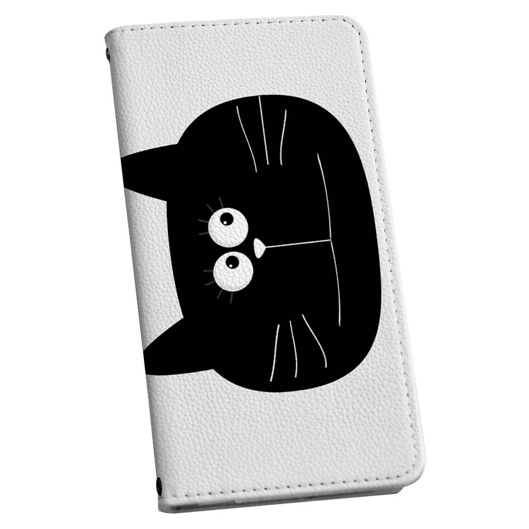 樂天商城 - 手帳型 スマホケース 最新機種対応 スマホカバー マグネット式 フリップ ほぼ全機種対応 iPhone Xperia Pixel AQUOS Galaxy ケース カバー 手帳タイプ 革 igstore 010390 動物　猫　シンプル