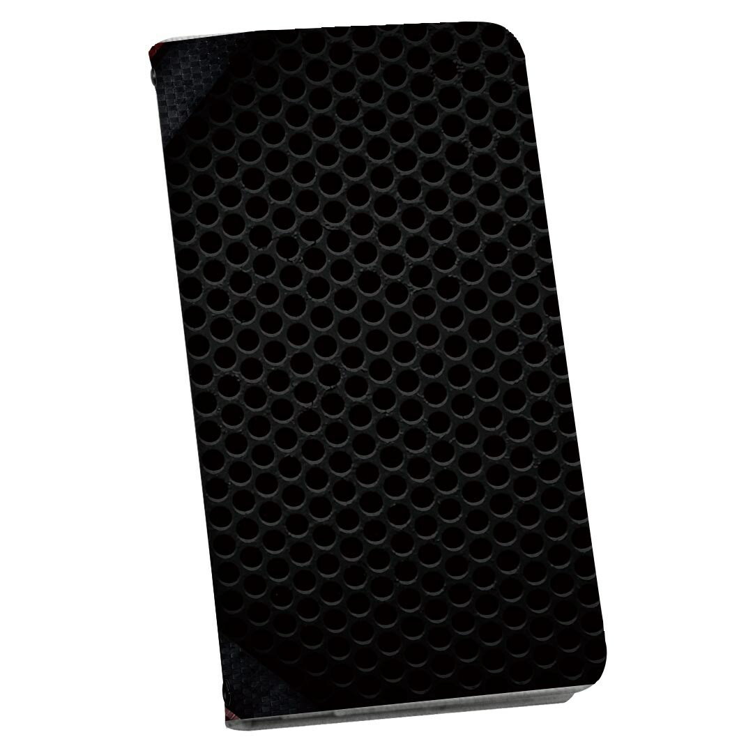 樂天商城 - 手帳型 スマホケース 最新機種対応 スマホカバー マグネット式 フリップ ほぼ全機種対応 iPhone Xperia Pixel AQUOS Galaxy ケース カバー 手帳タイプ 革 igstore 013565 メッシュ　黒　模様