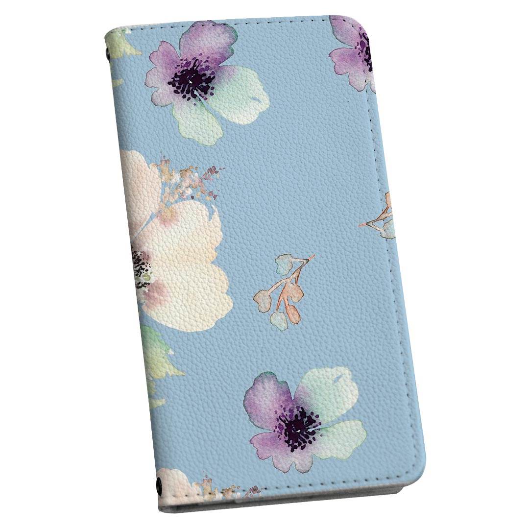樂天商城 - 手帳型 スマホケース 最新機種対応 スマホカバー マグネット式 フリップ ほぼ全機種対応 iPhone Xperia Pixel AQUOS Galaxy ケース カバー 手帳タイプ 革 igstore 014560 花　　白