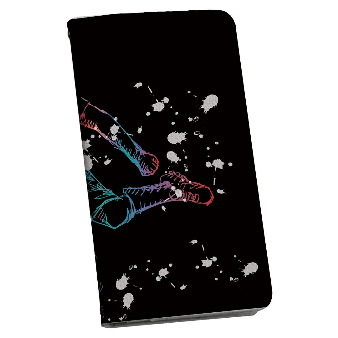 樂天商城 - 手帳型 スマホケース 最新機種対応 スマホカバー マグネット式 フリップ ほぼ全機種対応 iPhone Xperia Pixel AQUOS Galaxy ケース カバー 手帳タイプ 革 igstore 014795 サッカー　シルエット　カラフル
