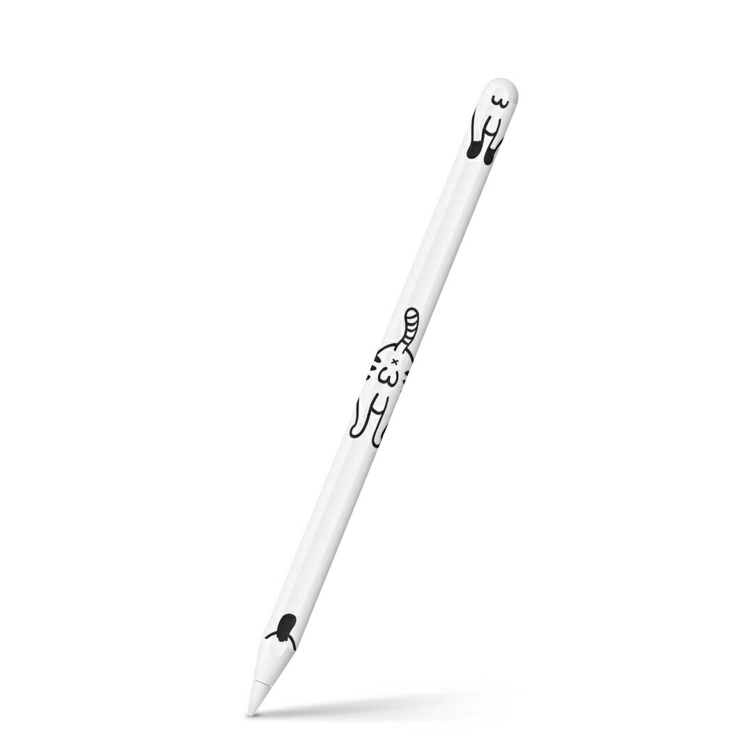 樂天商城 - Apple Pencil 第2世代 用 スキンシール アップル ペンシル iPad Pro ApplePen カバー ケース フィルム ステッカー アクセサリー 保護 igstore 016237 猫　おしり