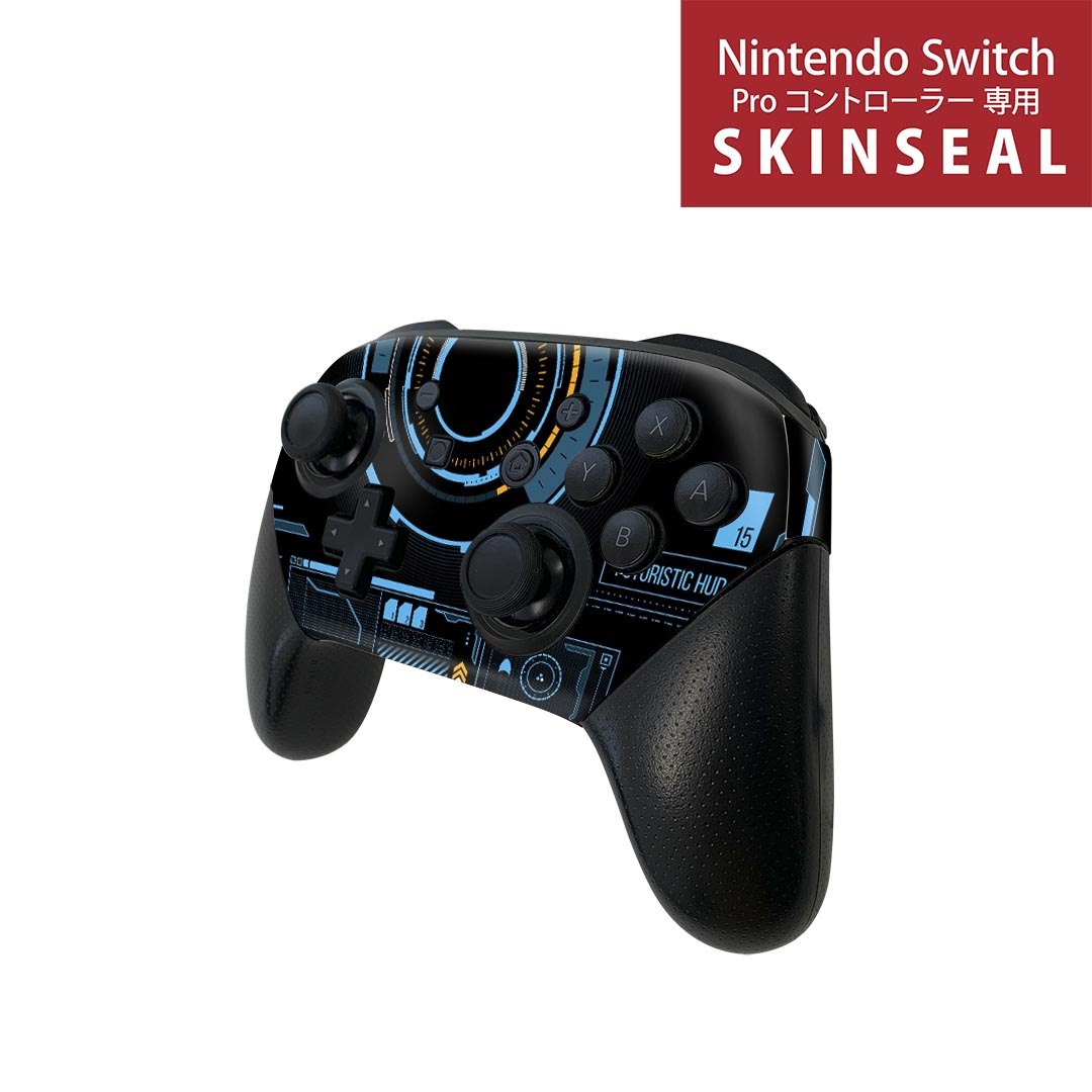 樂天商城 - Nintendo Switch 用 PROコントローラ 専用 スキンシール ニンテンドー スイッチ プロコン 専用 デザインスキンシール 全面セット カバー ケース 保護 フィルム ステッカー デコ アクセサリー igstore 008285 青　ブルー　画面