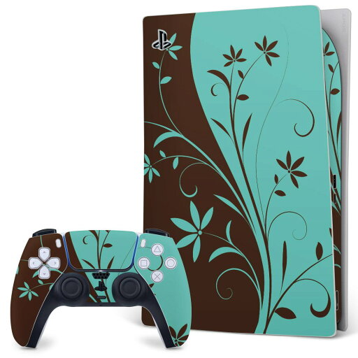 「宅配便専用」SONY PS5 デジタルエディション PlayStation プレイステーション専用 コントローラー デザインスキンシール 裏表 全面セット カバー ケース 保護 フィルム ステッカー 007736 花 フラワー 水色 ブラウン 「宅配便専用」SONY PS5 デジタルエディション PlayStation プレイステーション専用 コントローラー デザインスキンシール 裏表 全面セット カバー ケース 保護 フィルム ステッカー 007736 花 フラワー 水色 ブラウン
