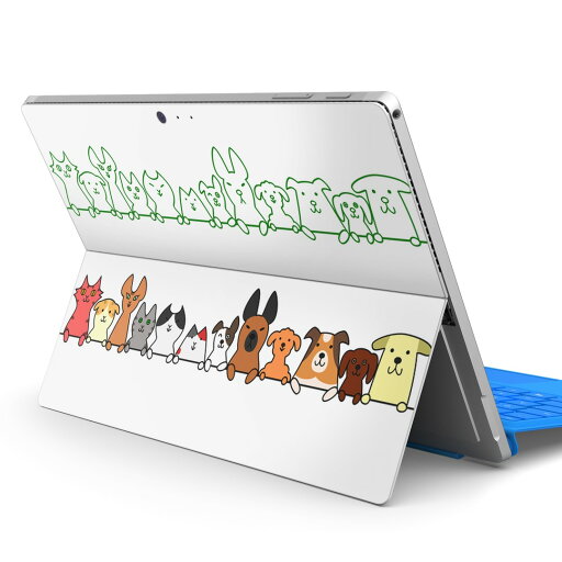 Surface Pro7 (2019) Pro6 Pro2017 pro4 用 スキンシール igsticker サーフェス ノートブック ノートパソコン カバー ケース フィルム ステッカー アクセサリー 保護 009565 犬 猫 動物 Surface Pro7 (2019) Pro6 Pro2017 pro4 用 スキンシール igsticker サーフェス ノートブック ノートパソコン カバー ケース フィルム ステッカー アクセサリー 保護 009565 犬 猫 動物