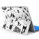Surface Pro7 (2019) Pro6 Pro2017 pro4 用 スキンシール igsticker サーフェス ノートブック ノートパソコン カバー ケース フィルム ステッカー アクセサリー 保護 014134 プロレス マスク キャラクター
