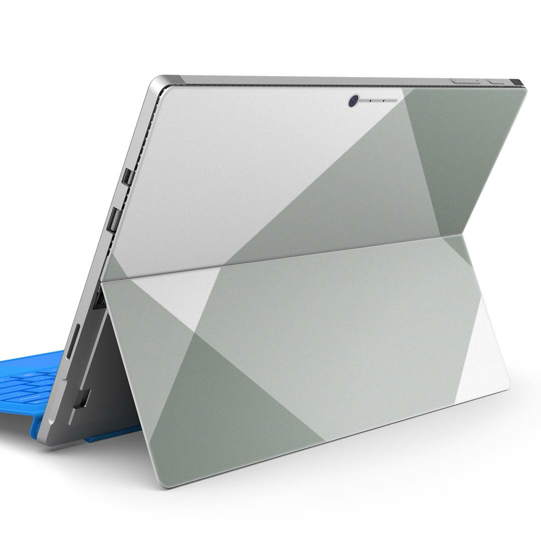 Surface Pro7 (2019) Pro6 Pro2017 pro4 用 スキンシール igsticker サーフェス ノートブック ノートパソコン カバー ケース フィルム ステッカー アクセサリー 保護 004263 チェック　白　黒