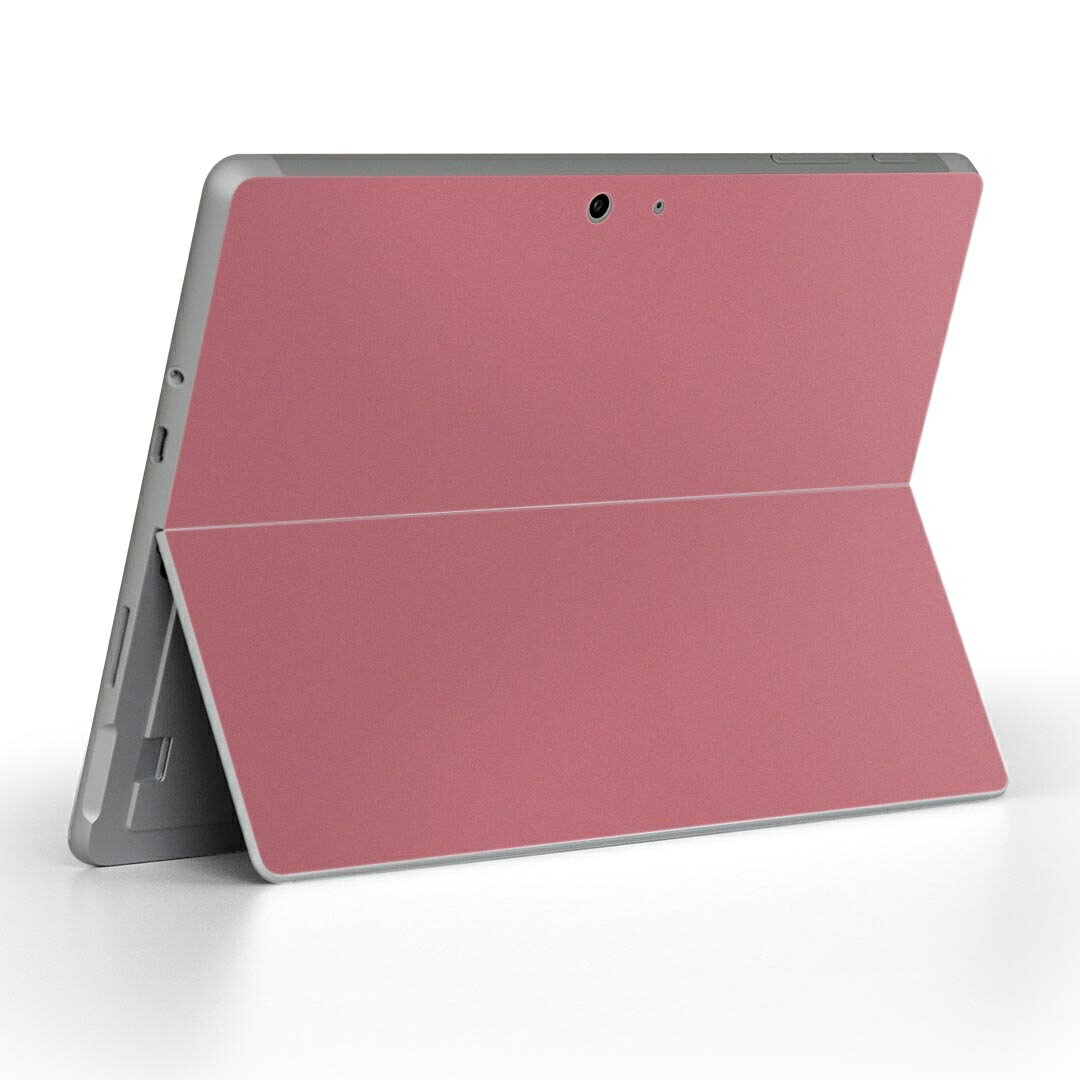 Surface Go 3 / Surface Go 2 Surface Go 全世代対応 用スキンシール サーフェス go igsticker シール スキン 保護 フィルム ステッカー アクセサリー 009017 シンプル 無地 ピンク