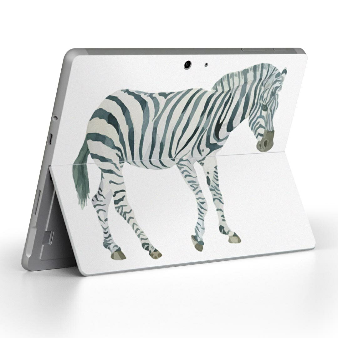 樂天商城 - Surface Go 3 / Surface Go 2 Surface Go 全世代対応 用スキンシール サーフェス go igsticker シール スキン 保護 フィルム ステッカー アクセサリー 017539 しまうま　zebra　動物