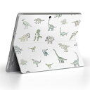 Surface Go 3 / Surface Go 2 Surface Go 全世代対応 用スキンシール サーフェス go igsticker シール スキン 保護 フィルム ステッカー アクセサリー 020768 マスクデザイン 恐竜 ダイナソー Dinosaurs