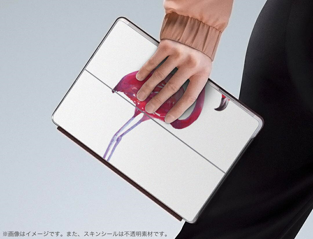 Surface Go 3 / Surface Go 2 Surface Go 全世代対応 用スキンシール サーフェス go igsticker シール スキン 保護 フィルム ステッカー アクセサリー 011410 フラミンゴ　ピンク　鳥の商品画像 2