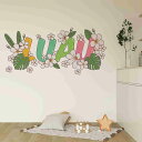 3sizeから選べる!夏 summer☆シール式ウォールステッカー 190×427mm 390×877mm 590×1327mm Ssize Msize Lsize 夏休み 海 祭り 夏祭り 祭り 036210