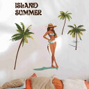 3sizeから選べる!夏 summer☆シール式ウォールステッカー 190×427mm 390×877mm 590×1327mm Ssize Msize Lsize 夏休み 海 祭り 夏祭り 祭り 036235