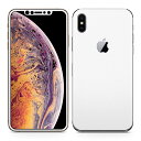 igsticker iPhone Xs Max iphonexsmax 対応 apple アップル アイフォン アイフォーン 全面スキンシール フル 背面 側面 正面 液晶 スマホケース ステッカー スマホカバー ケース 保護シール スマホ スマートフォン 人気 004273 白 シンプル 無地