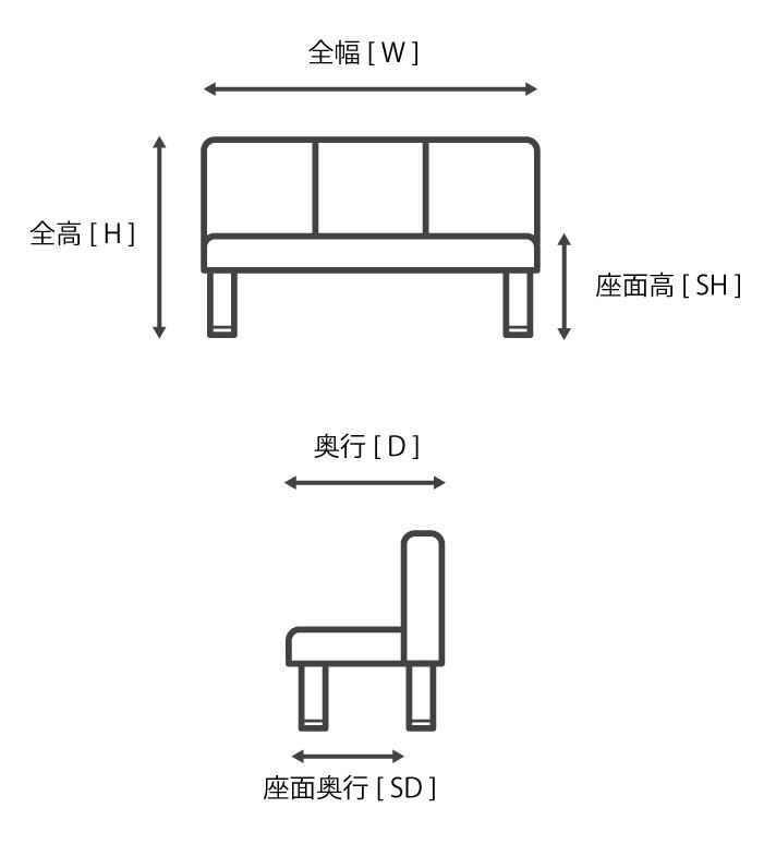 【ポイント6倍】高田ベッド パーソンSD（三人掛け） 3人掛け レザー製 待合ソファー 背付きソファー 病院 医療用 ロビー 待合い 待ち合い クリニック 整体院 治療院 長椅子 長いす イス ベンチ 業務用ソファー 院内ソファー TB-826-02 3