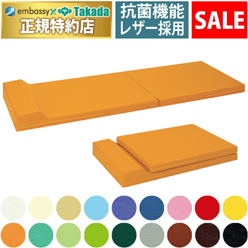 【ポイント6倍】【11月25日迄期間限定】高田ベッド 二つ折れ仮眠マット マット 折りたたみ 仮眠マット マッサージマット 仮眠クッション スパ リラクゼーション 国産 TB-818
