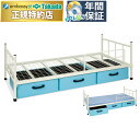 【ポイント6倍】高田ベッド A-1ベッド(収納箱付き) スチールベッド パイプベッド 業務用 社員寮 施設用 宿舎 寄宿舎 仮眠室 保健室 休憩室 公共機関 官庁 簡易宿泊所 国産 TB-1235(3)