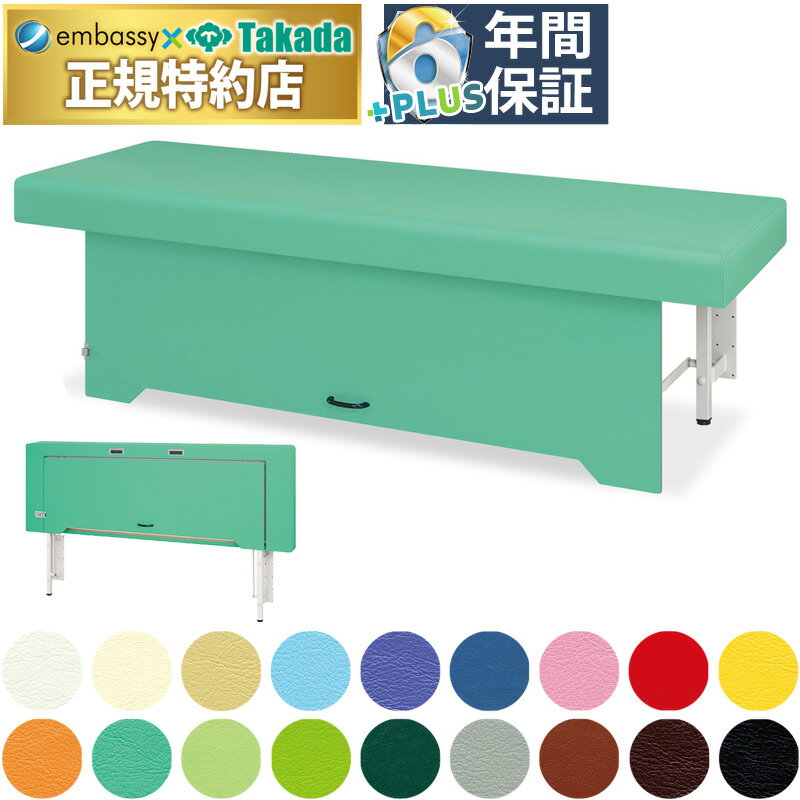 【ポイント6倍】高田ベッド はねあげDX マッサージベッド 省スペース 格納式 検査用 診察台 治療用ベッド 医療用ベッド 壁取付式 国産 TB-1555