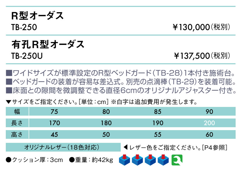【ポイント6倍】高田ベッド有孔R型オーダス マッサージベッド 幅広 ワイド 整体ベ...