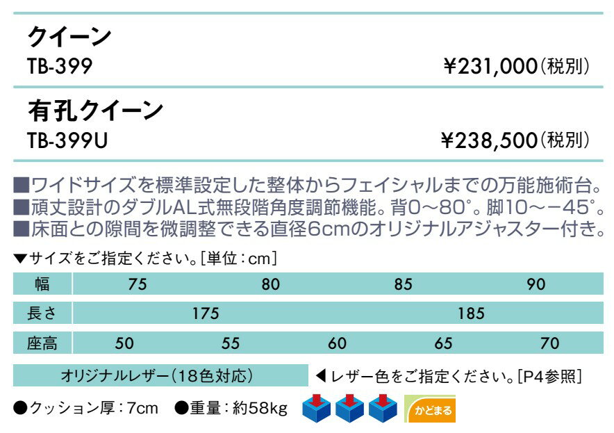 【ポイント6倍】高田ベッド 無孔クイーン エステベッド エステベッド フェイシャル...