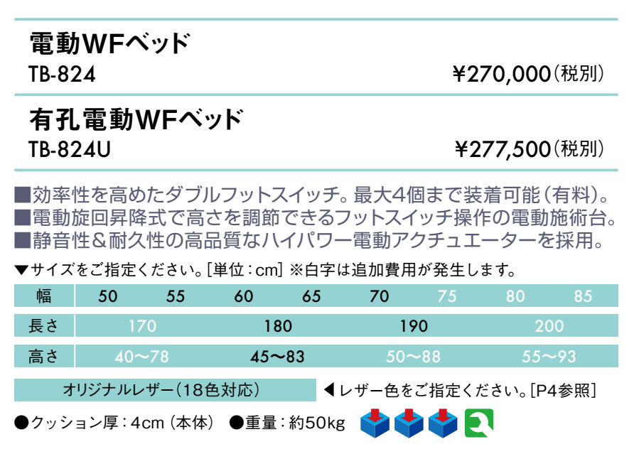 【ポイント6倍】高田ベッド 有孔電動WFベッド 電動マッサージベッド 整体ベッド 電...