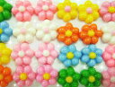 【月間優良ショップ受賞】アクリル丸いお花1P 10mm【パーツ】