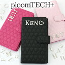 プルームテック プラス + ケース Ploom tech 手帳型【選べるイニシャルパーツ★ハートのキルト 改良版】プルームテックプラス ploomtech カバ...