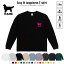 ゴールデン・レトリバー 犬種別ドッグシルエット 名入れイージーフィットロングスリーブTシャツ ビッグシルエット 長袖 ロンT ゆるかわ 韓国風 アメカジ トレンド レイヤード だぼだぼ B系 ストリート系 4,280円