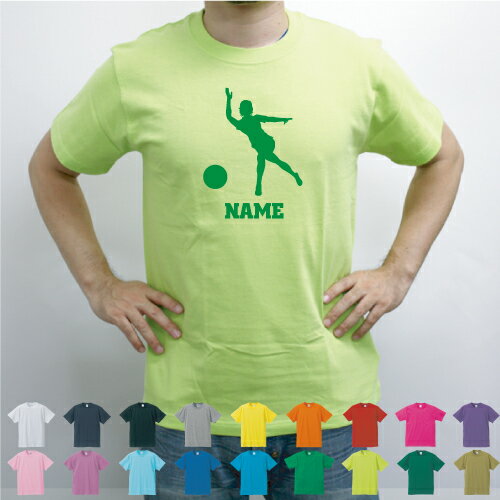 ボウリング2/名入れTシャツ お名前入り 部活 スポーツ チームTシャツ クラブTシャツ サークル 綿100 ボウリング2/名入れTシャツ お名前入り 部活 スポーツ チームTシャツ クラブTシャツ サークル 綿100