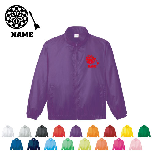 ダーツ2 名入れイベントブルゾン スタッフジャンパー 防寒着 ブルゾン アウター ダート　ボード　ブル