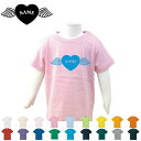 「エンジェルハート」名入れTシャツ/ベビー服、キッズ服、お名前、ネーム、子供服、キッズウェア、こども服、入園、入学、、幼稚園、保育園、小学校、ベビーウェア、入園...