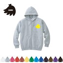 バナナ 名入れジップアップパーカー フードパーカー スウェット イージー ワイド 韓国風 メンズ レディース ZIP フード付き 大きいサイズ 小さいサイズ【c...
