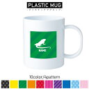 イグアナ/名入れプラスチックマグカップ プラマグ プラコップ プラカップ 割れにくい 割れない 電子レンジ 入園 入学 プレゼント 子供 キッズ うがい プラ(3)