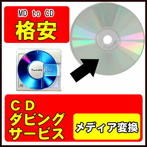 MDの音源をCDへダビング/思い出の音声を永久保存、データ保存、音声変換、メディア変換 自宅に眠るMDをCDへ 再生できないMD デッキがない 複製