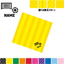 サッカー2 名入れマルチクロス メガネ拭き 液晶拭き スマホ拭き PC OA ミニタペストリー 敷き物【SPMC】団体 スポーツ 人気