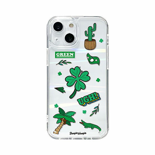 BOOGIE WOOGIE uMEM I[P[X for iPhone 13 mini Green BW21994i13MNGN