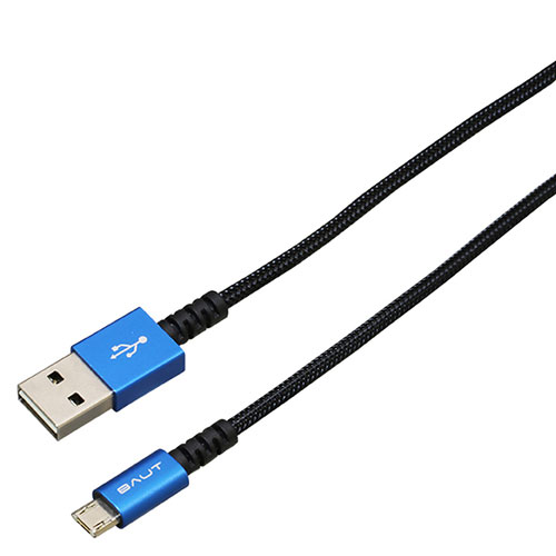 microUSBもUSB-Aも挿す向きを気にしない、ストレスフリー設計ケーブル・裏表どちらでも挿し込める両面リバーシブルコネクタケーブル ・強化メッシュケーブルで、絡みにくく断線に強い高耐久仕様 ・microUSBコネクタを搭載したスマートフォン・タブレット等を充電・データ通信が可能 ※Type-C端子ではございません。●カラー:ブルー ●コネクタ形状:両面microUSBオス/両面USB-Aオス ●規格:USB2.0 ●転送速度480Mbps ●対応出力:2A ●ケーブル長:約1m(コネクタを除く) 保証期間:6ヶ月 生産国:中国microUSBもUSB-Aも挿す向きを気にしない、ストレスフリー設計ケーブル